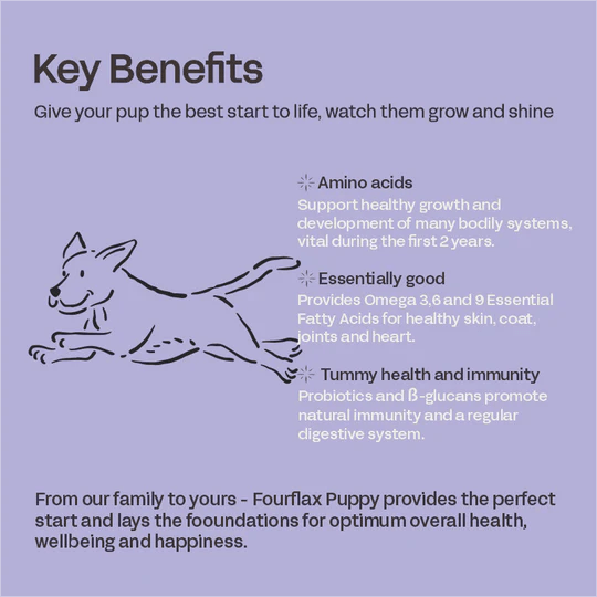 Fourflax Canine Puppy - Benefits