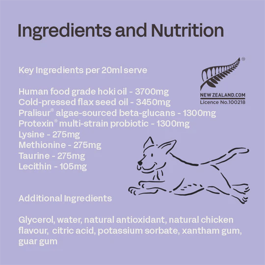 Fourflax Canine Puppy - Ingredients