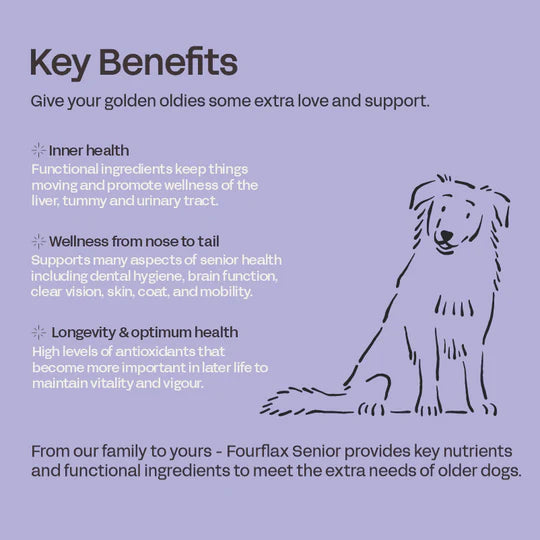 Fourflax Canine Senior - Benefits