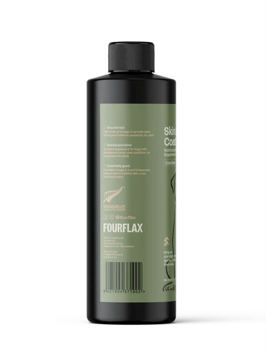 Fourflax Canine Skin &amp; Coat - 250ml Left