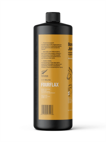 Fourflax Equine Bone &amp; Joint Oil - 1l Left