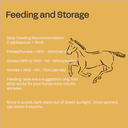 Fourflax Equine Bone &amp; Joint Oil - Feeding