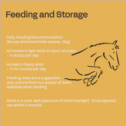 Fourflax Equine Bone &amp; Joint Powder - Feeding