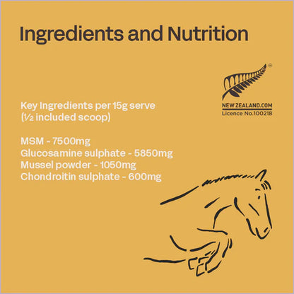 Fourflax Equine Bone &amp; Joint Powder - Ingredients