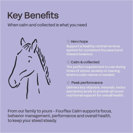 Fourflax Equine Calm - Benefits
