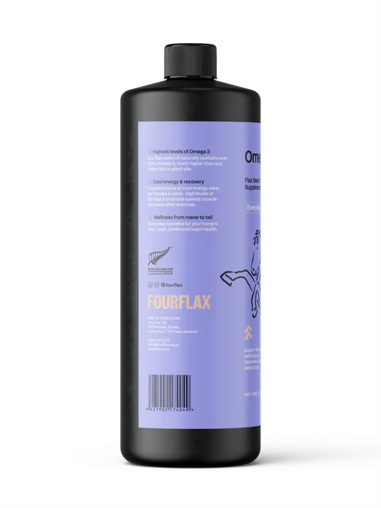Fourflax Equine Omega 3 - 1l Left