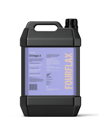 Fourflax Equine Omega 3 - 2.5l Back