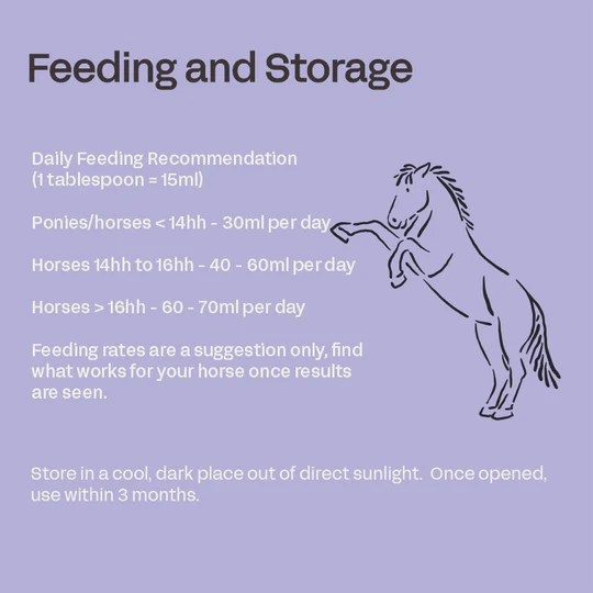 Fourflax Equine Omega 3 - Feeding