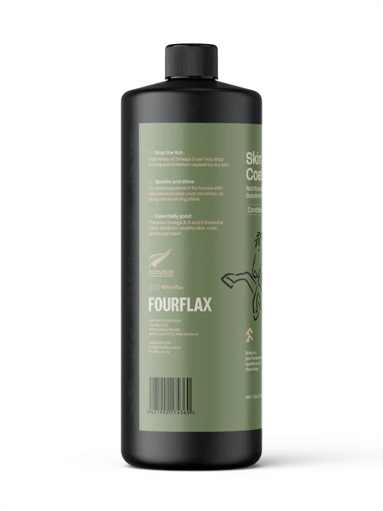 Fourflax Equine Skin &amp; Coat - 1l Left