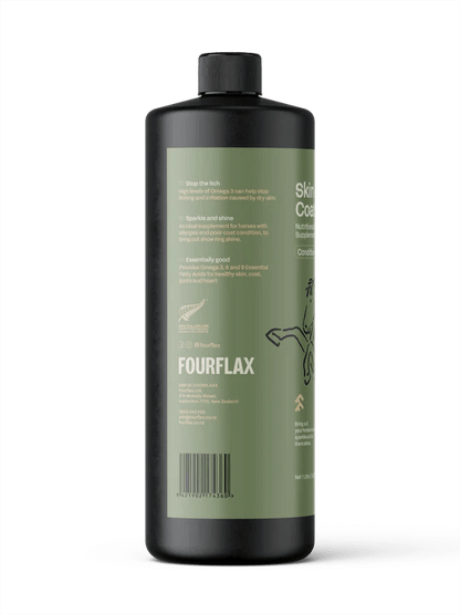Fourflax Equine Skin &amp; Coat - 1l Left