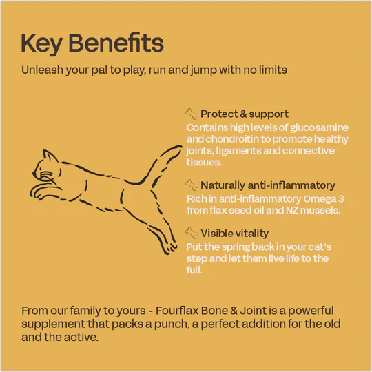 Fourflax Feline Bone &amp; Joint - Benefits