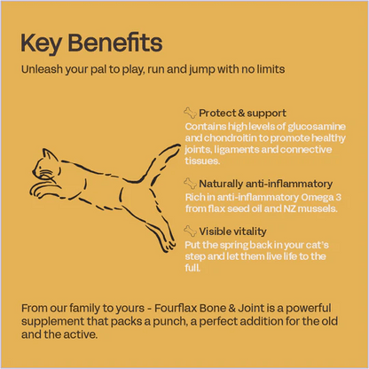 Fourflax Feline Bone &amp; Joint - Benefits