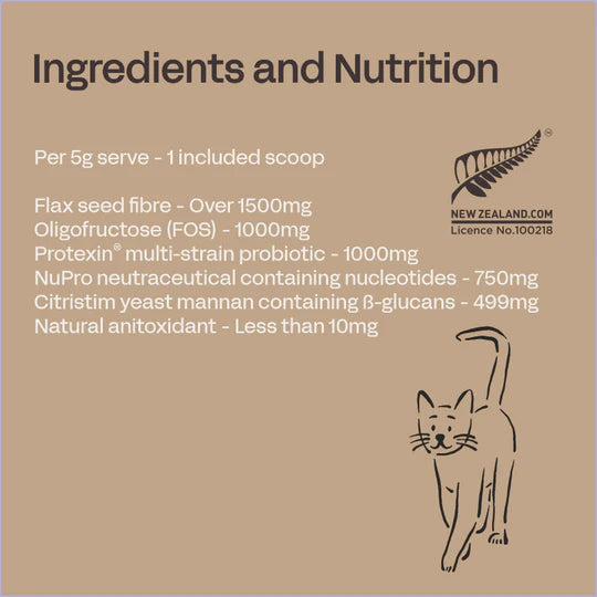 Fourflax Feline Probiotics - Ingredients