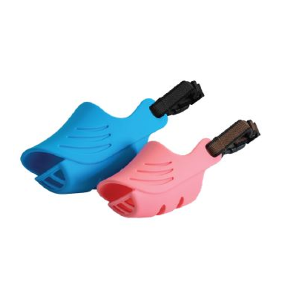 GVP Duckbill Dog Muzzle in blue and pink