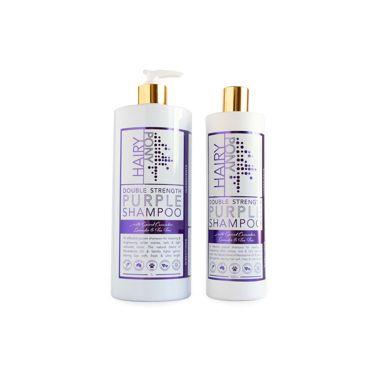 Hairy Pony Double Strength Purple Shampoo - Duo