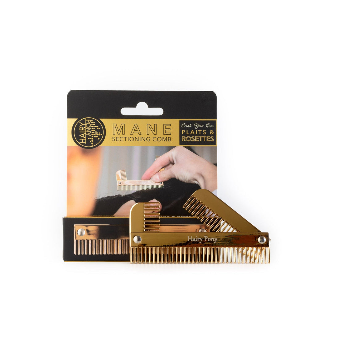 Hairy Pony Horse Mane Sectioning Comb - 2