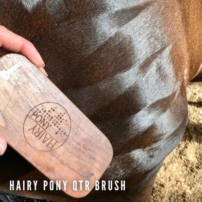 Hairy Pony Quarter Mark Horse Brush - 6