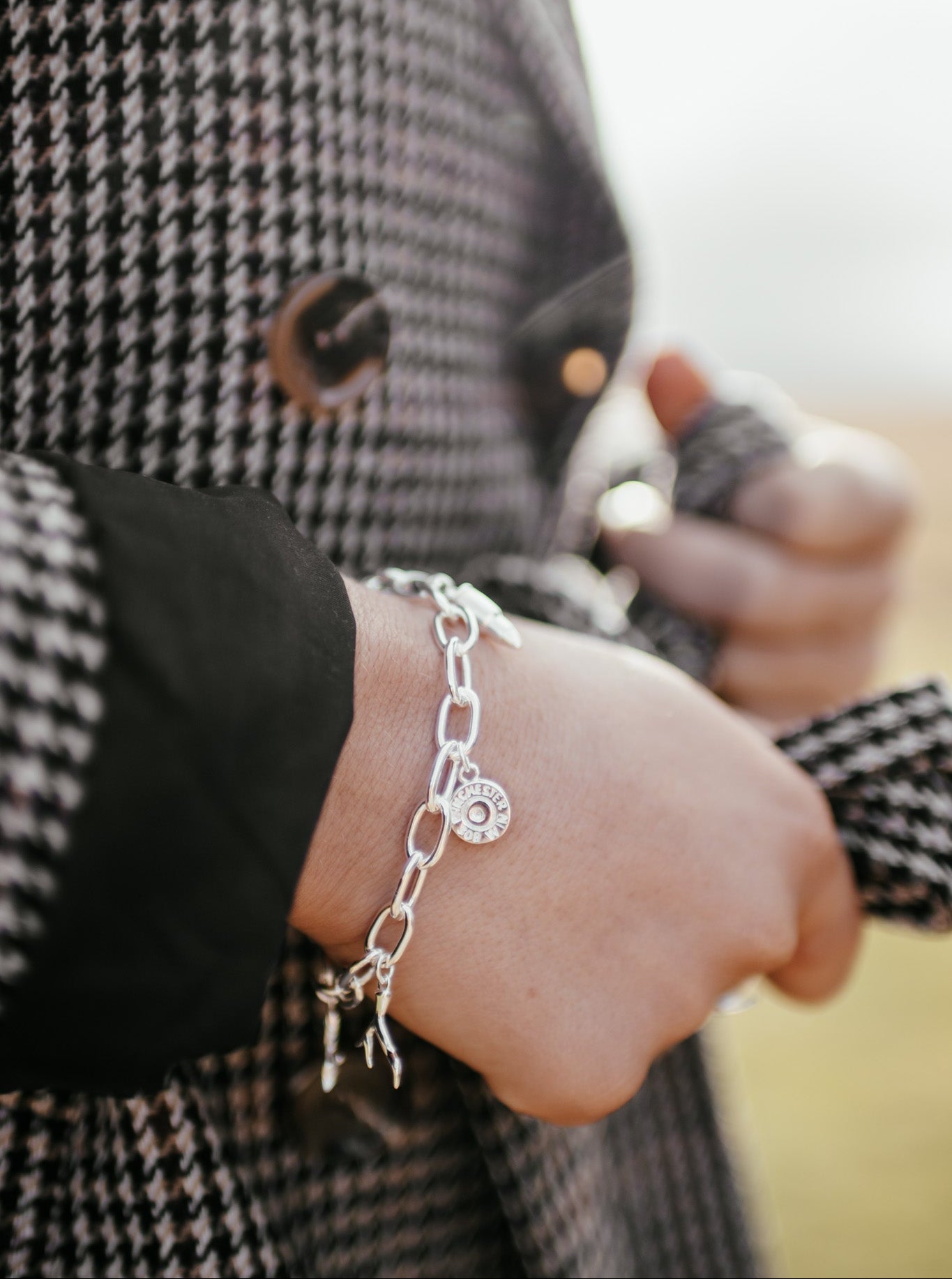 Whistle &amp; Pop Heritage Hunter’s Heart Charm Bracelet