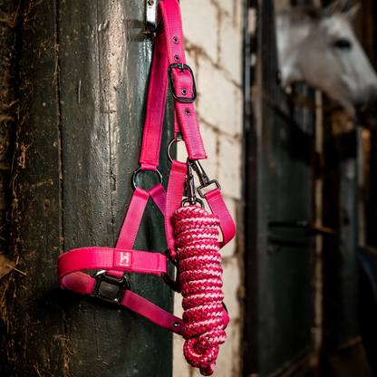 Horseware Newmarket Headcollar &amp; Leadrope Set - 4