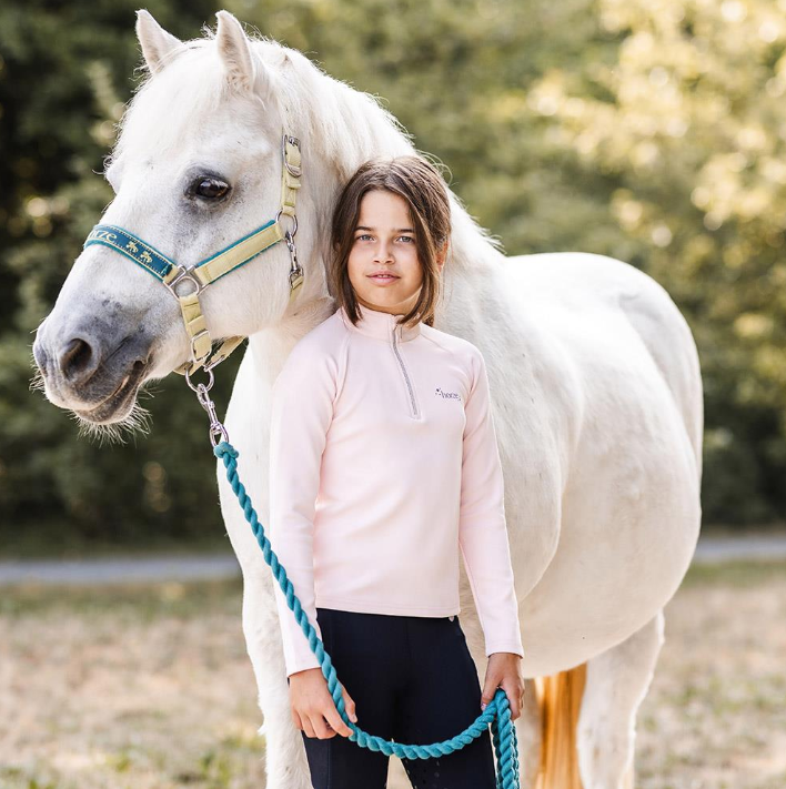 Horze Junior Issi Longsleeve Shirt - Pink