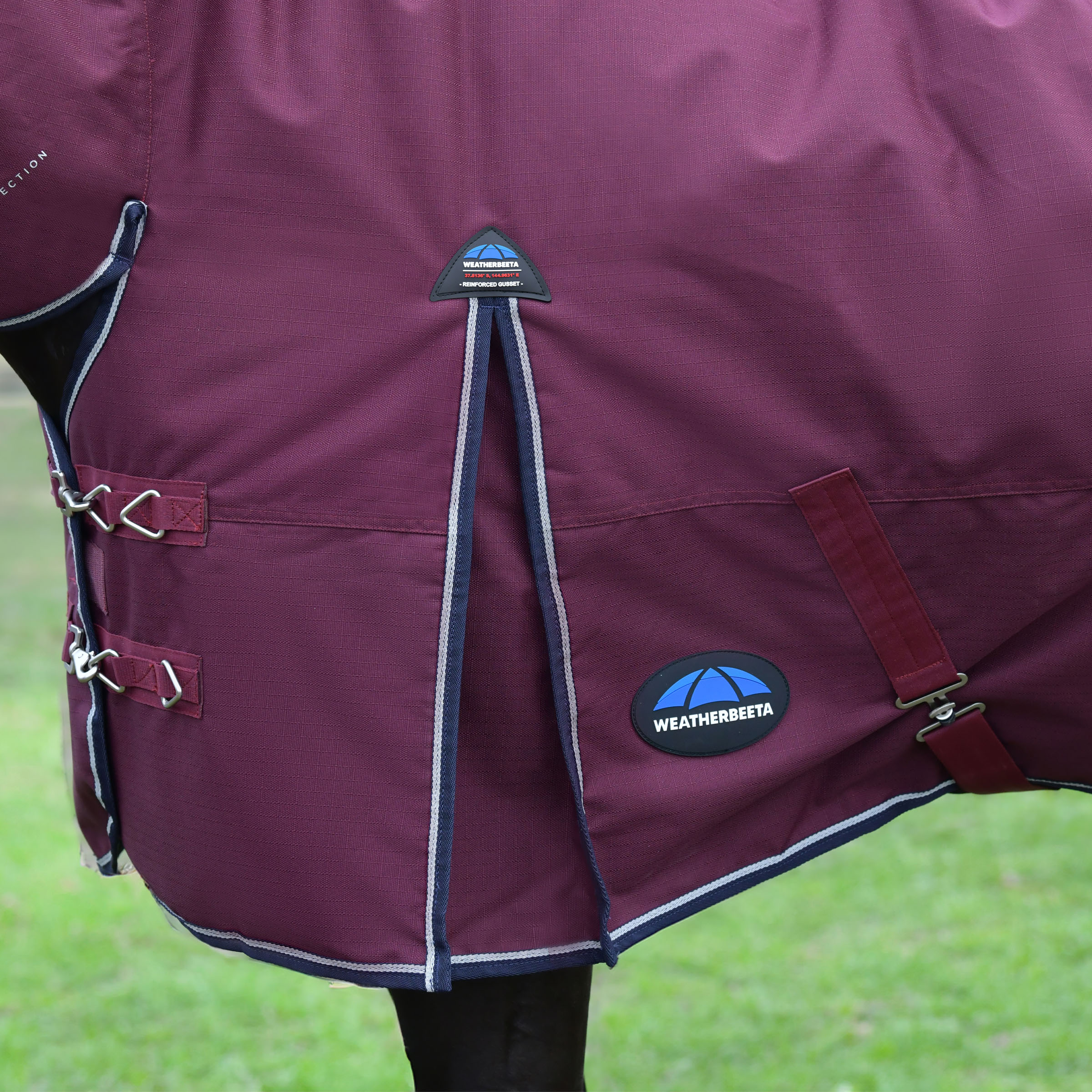 image_addtnl_3 - Burgundy/Navy - WeatherBeeta ComFiTec Essential Turnout Combo 360G - .jpg