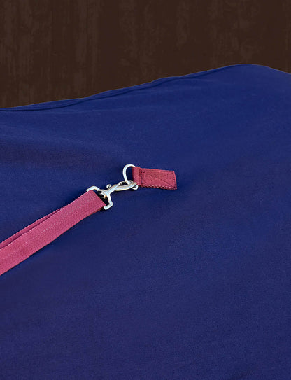 Weatherbeeta Show Sheet Hood - Navy/Burgundy detail 3