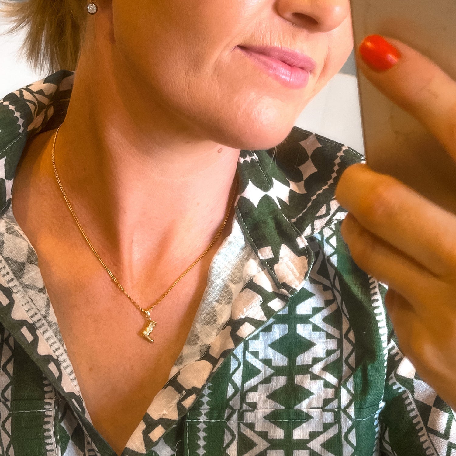 Whistle &amp; Pop High Country Dainty Gumboot Necklace