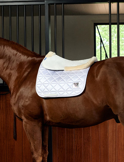 Weatherbeeta Memory Foam Comfort Fleece Edged Half Pad