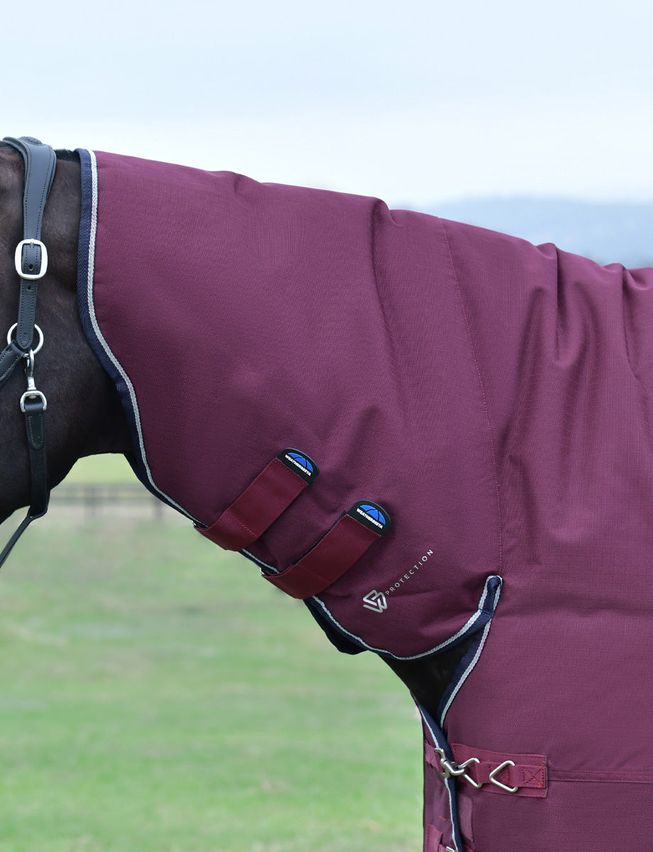 image_feature_4 - Burgundy/Navy - WeatherBeeta ComFiTec Essential Turnout Combo 220G - .jpg