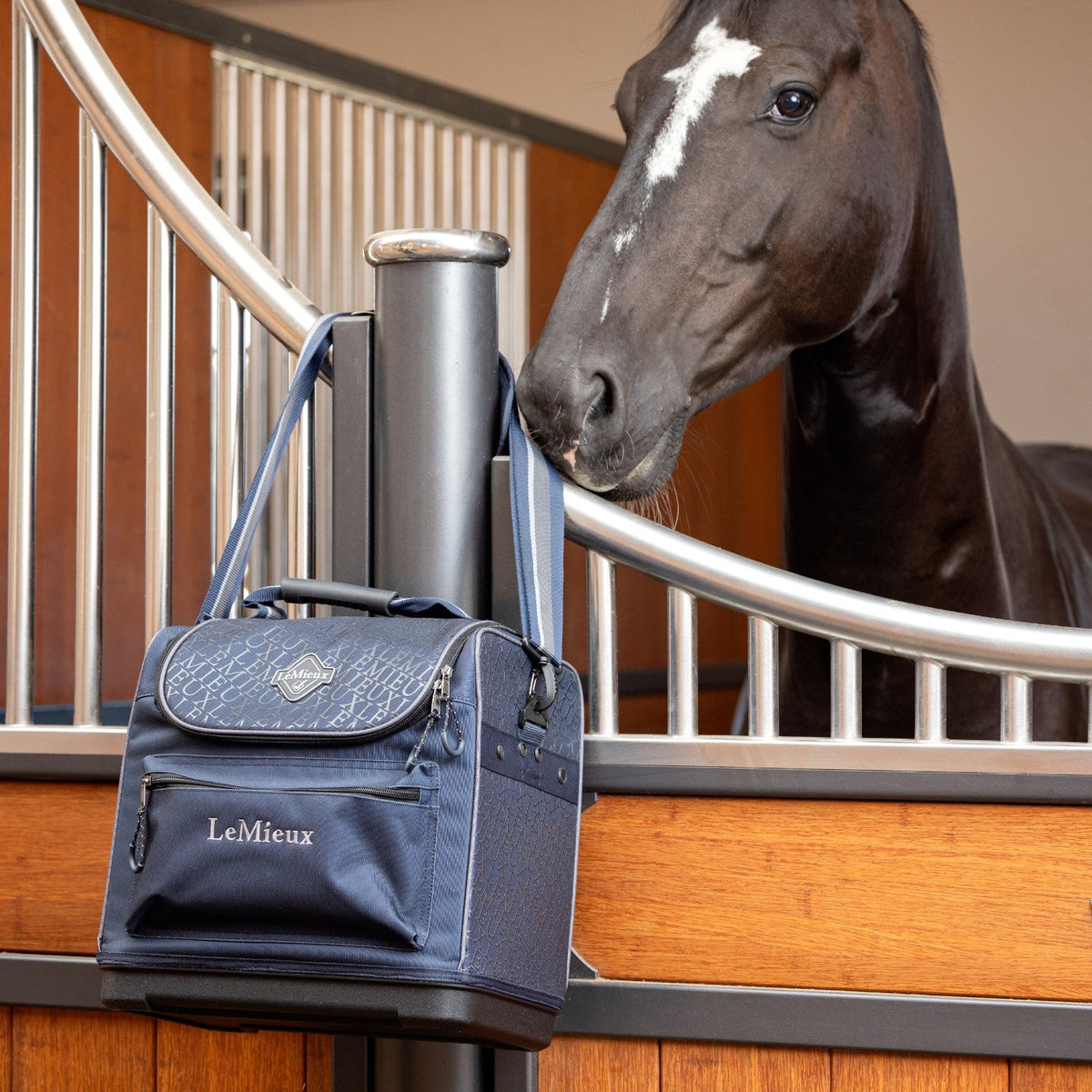 LeMieux Elite Pro Grooming Bag Navy lifestyle