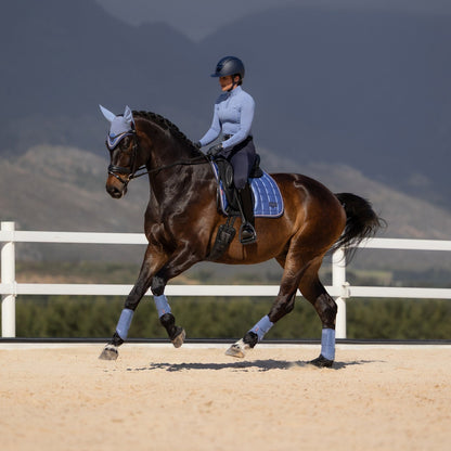 LeMieux Loire Classic Dressage Square Powder Blue lifestyle