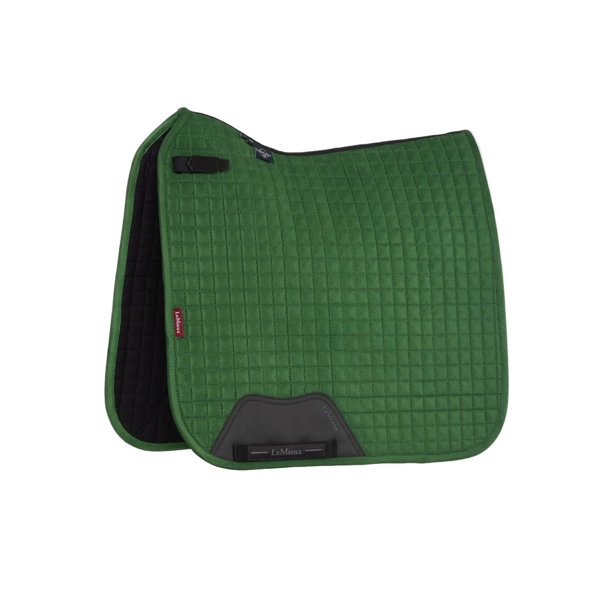 LeMieux Suede Dressage Square Hunter Green