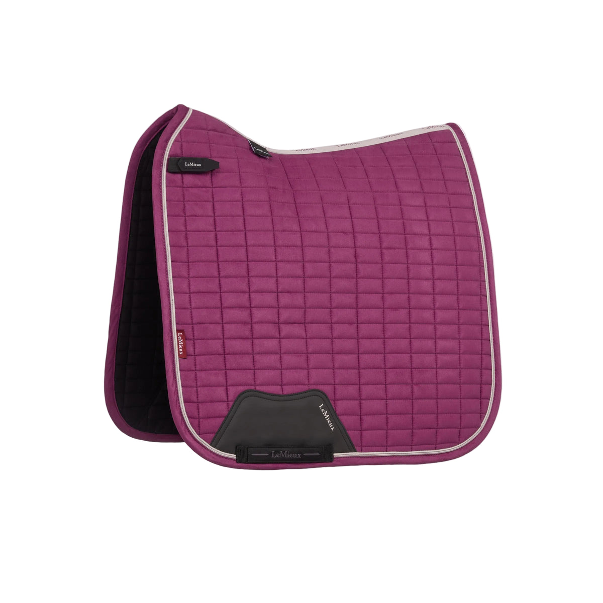 LeMieux Suede Dressage Square Blackberry