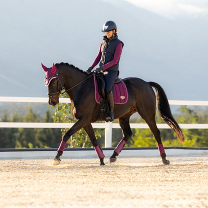LeMieux Loire Classic Dressage Square Blackberry lifestyle