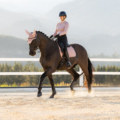 LeMieux Essence Dressage Square Wild Rose lifestyle