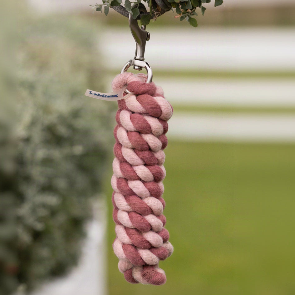 LeMieux Polycotton Leadrope Spiced Earth/Petal lifestyle