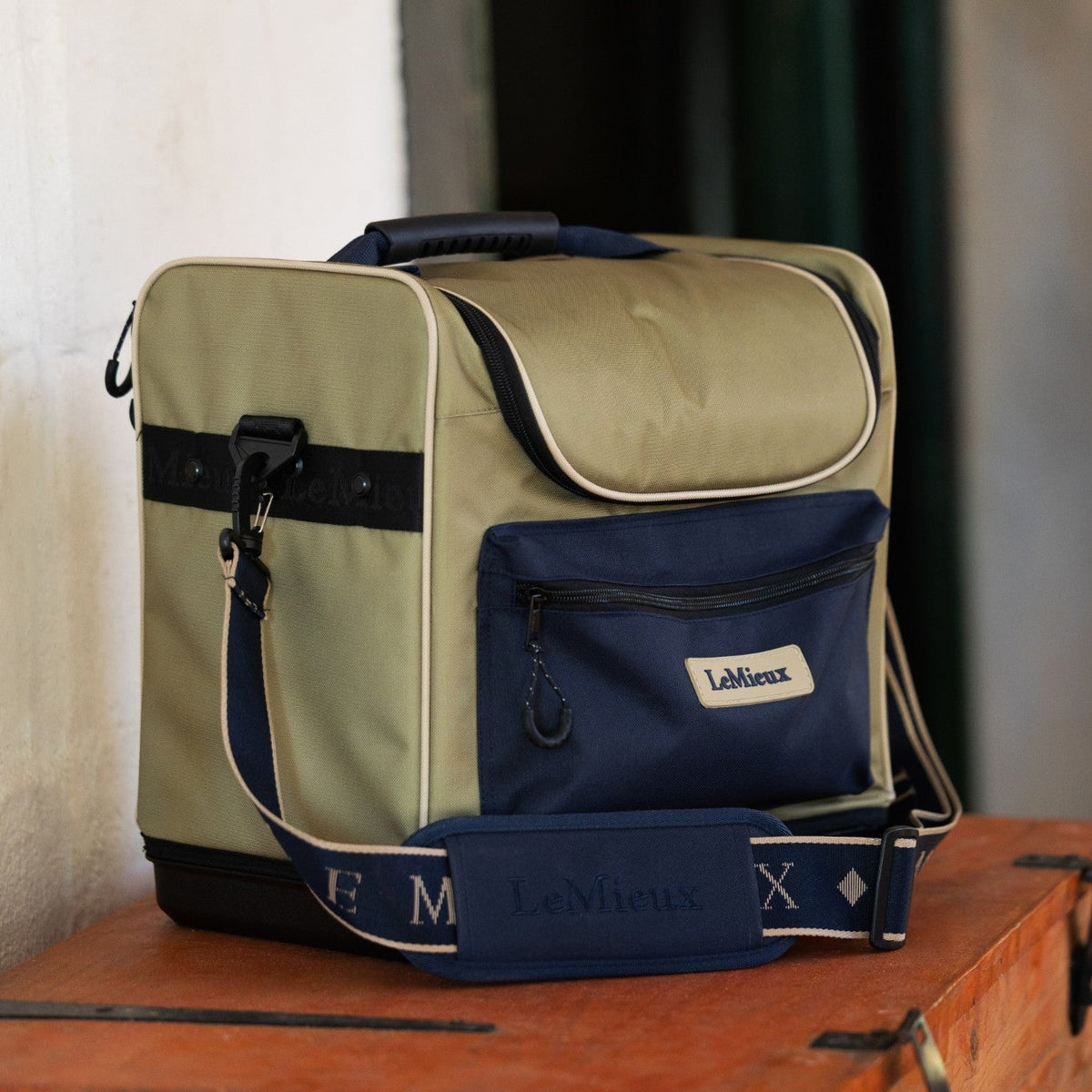 LeMieux Elite Pro Grooming Bag Gooseberry lifestyle