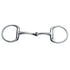 JP Korsteel Stainless Steel Jointed Eggbutt Snaffle Bit