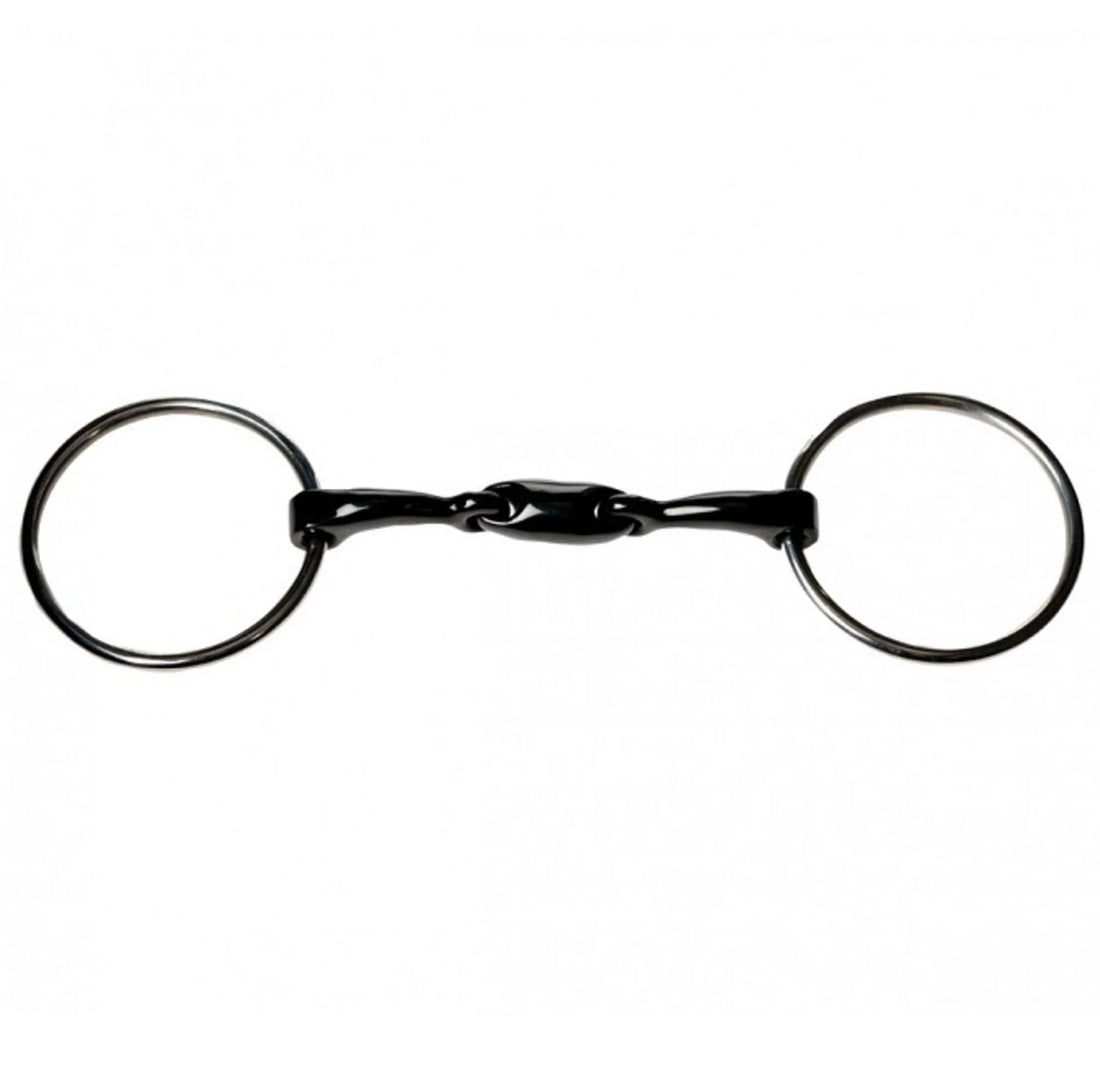 JP Korsteel Sweet Iron Oval Link Loose Ring Snaffle Bit