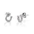 Kelly Herd Earrings Clear Horseshoe Earrings