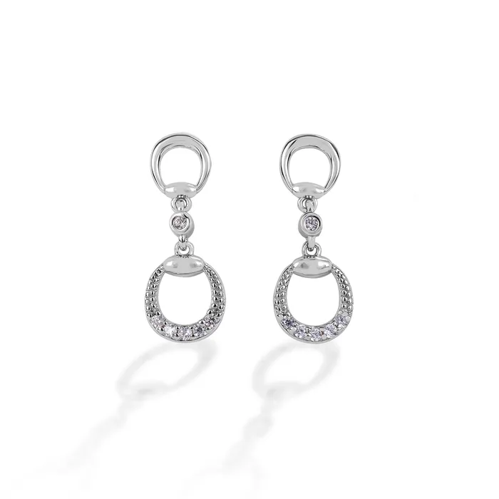Kelly Herd Earrings Eggbutt Dangle