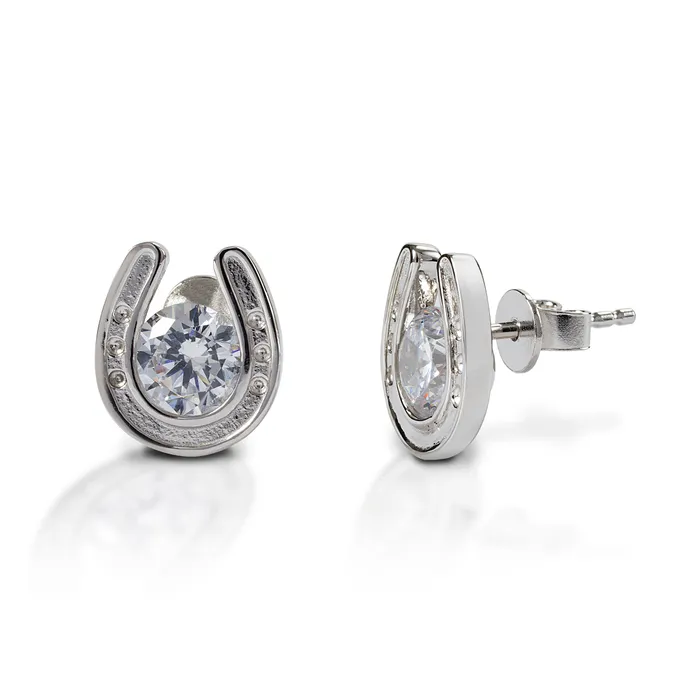 Kelly Herd Earrings Horseshoe Stud