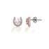 Kelly Herd Earrings Rose Gold Plated Horseshoe Stud