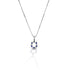 Kelly Herd Necklace Blue & Clear Horseshoe