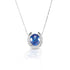 Kelly Herd Necklace Blue Stone Horseshoe