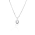 Kelly Herd Necklace Clear Horseshoe