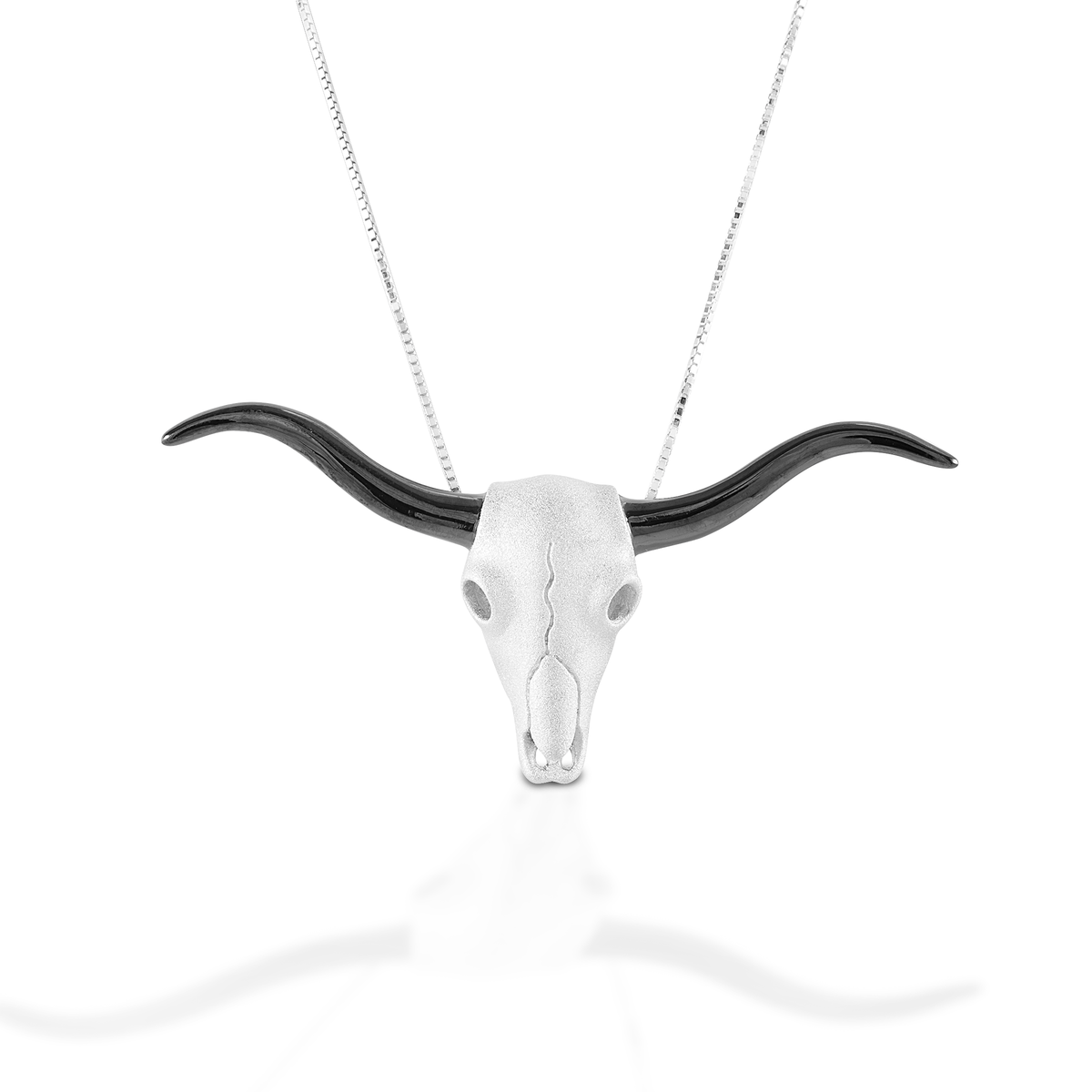 Kelly Herd Necklace Longhorn Skull