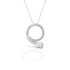 Kelly Herd Necklace Pav√© Circle Nail Pendant