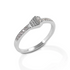 Kelly Herd Pav√© Horseshoe Nail Ring