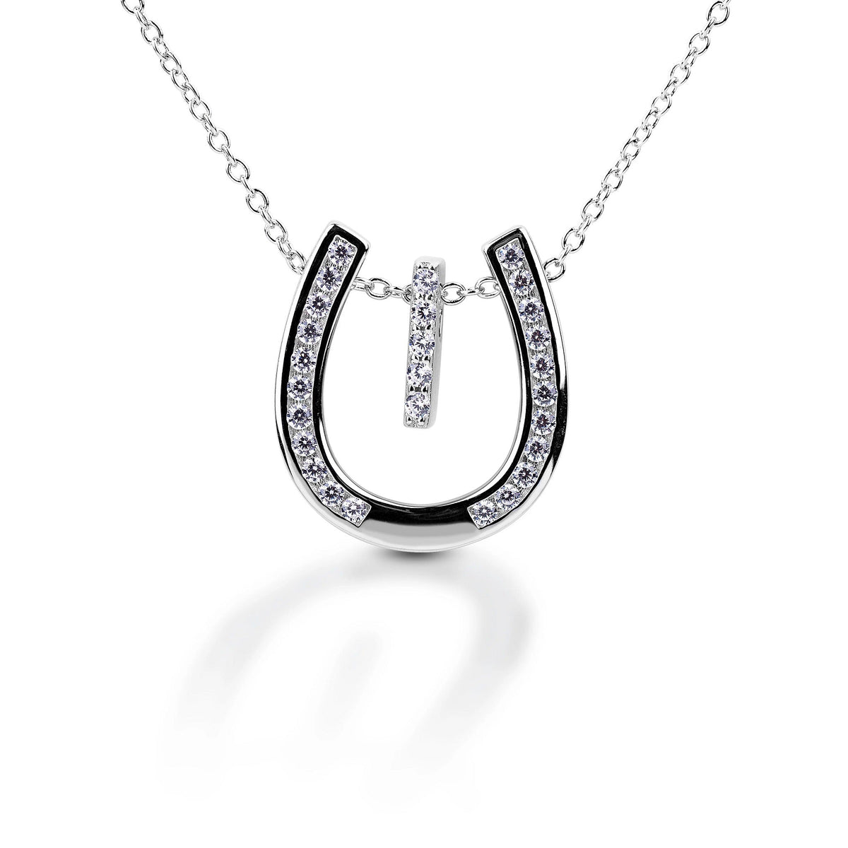 Kelly Herd Personalised Initial Horseshoe Necklace - 17
